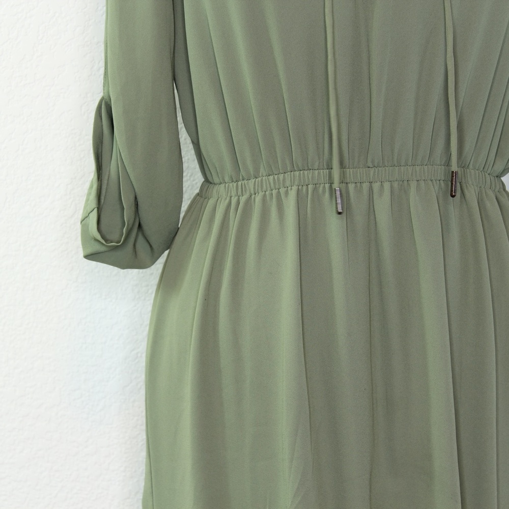 Sold Mossimo Army Green Sheer 3/4 sleeve - Picture 10 of 14